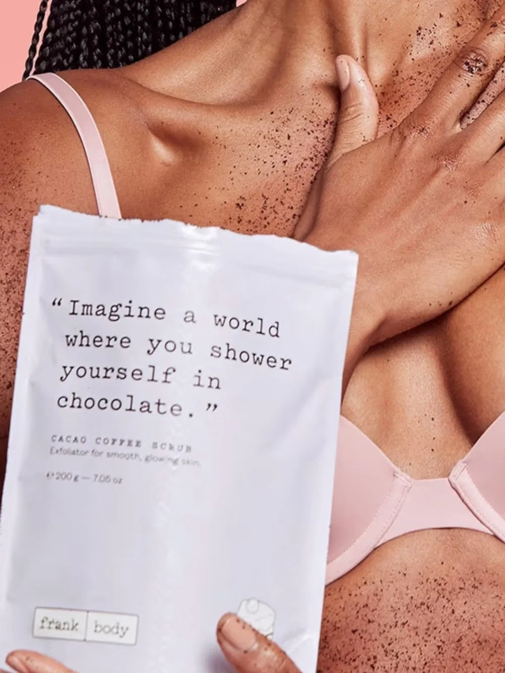 Organic Gommage Frank Body Cacao Coffee Scrub Chocolate NEW
